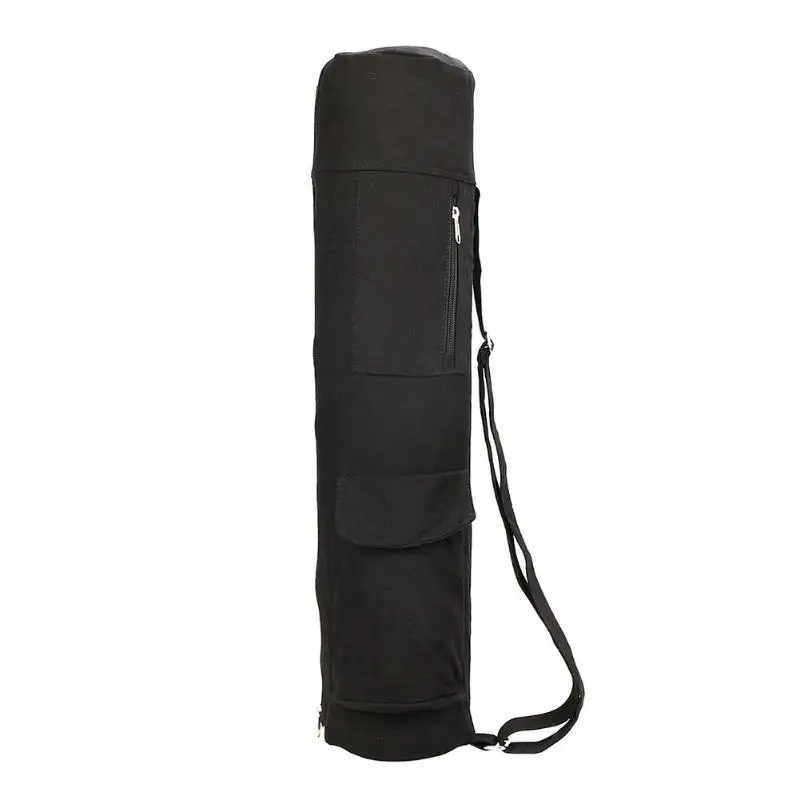 Yoga Mat Bag Carrier Durable Canvas Cotton Yoga Backpack Yoga Bag Carry