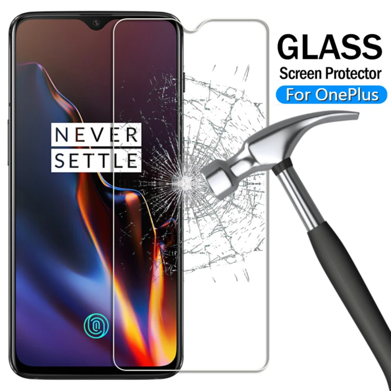 Премиум Закаленное стекло для OnePlus 7 6T 6 5T 3T 2 X пленка на One Plus Защитная 2.5D HD 9H чехол 1