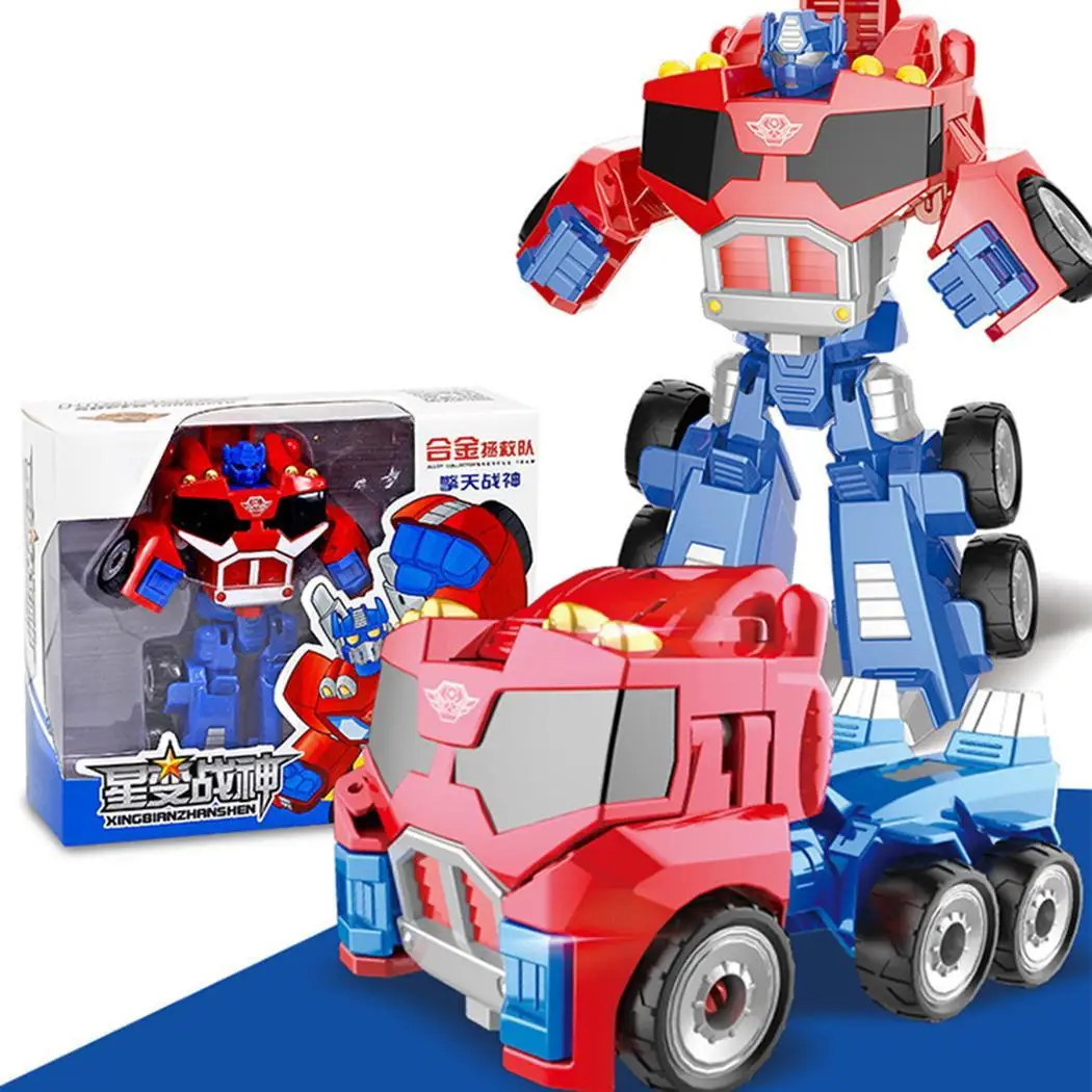 Mini Deformation Car Robot Fashion Force Control vehicle Robot Ornaments Transformers Rescue team warrior rc motorcycle