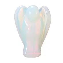 1.5-Inch Opal Natural Angel Crystal Pendant Sculpture Handicrafts Ornaments Used As Jewelry Accessories Such As Jewelry Pendant 1.5-Inch Opal Natural Angel Crystal Pendant Sculpture Handicrafts Ornaments Used As Jewelry Accessories Such As Jewelry Pendant