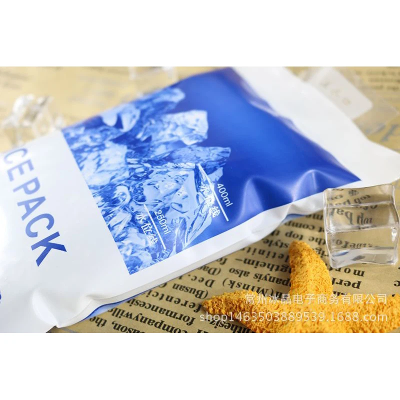 400 ml Pacchetto di Ghiaccio Isolato In-su misura Riutilizzabile Asciutto Freddo Impacco di Ghiaccio Gel Sacchetto Più Freddo Per Il Pranzo Contenitore di Alimento lattine di Vino Medico