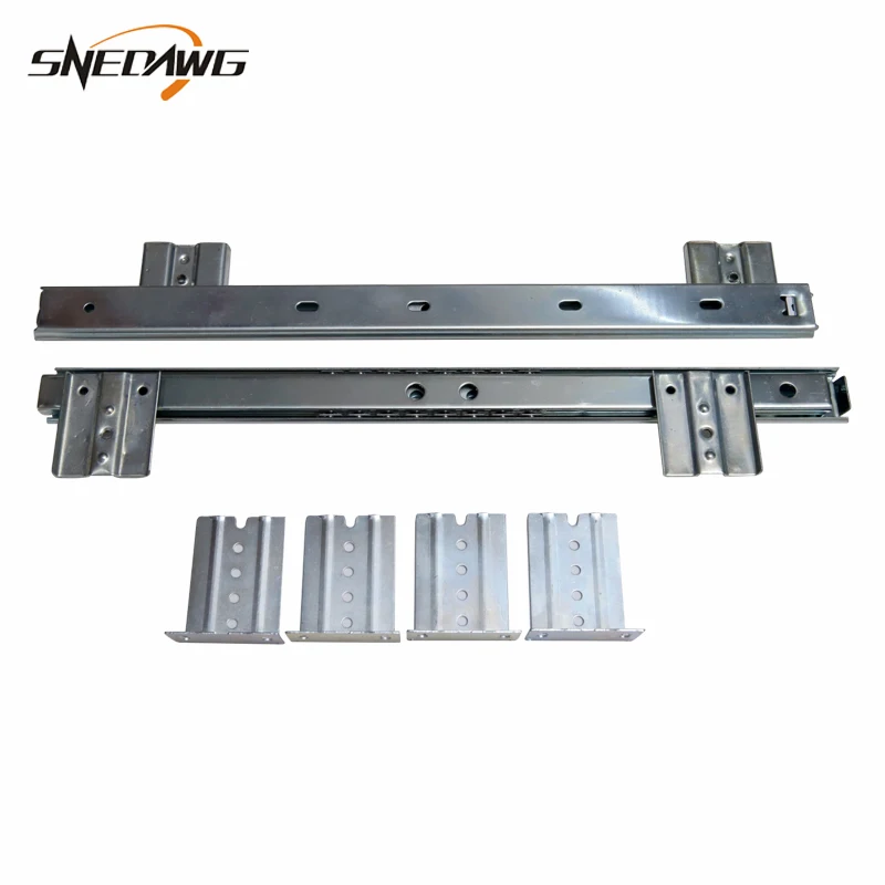 2pcs 27mm Width Cold Rolled Keyboard Drawer Slide 350mm Length