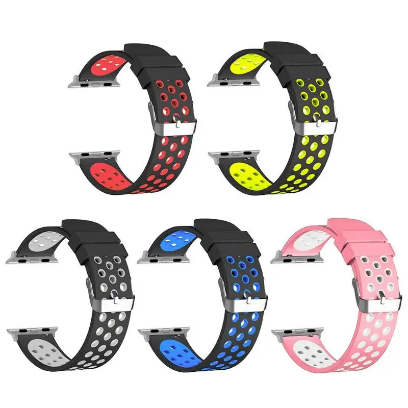 

22 CM Silicone Watch Band Wrist Strap Replacement for iWatch Series 1/2/3 38mm