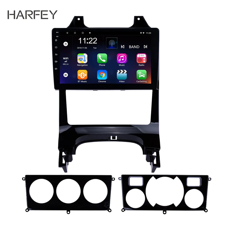 Harfey 9 дюймов Автомобильный GPS Navi мультимедийный плеер Android 8 1 для 2009 2012 Peugeot 3008