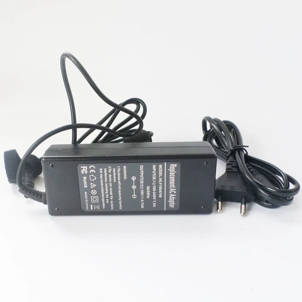 

Laptop AC Adapter Battery Charger For SAMSUNG NP-300V3A 300V4A 300V5A 305U1A 305U5A X20, X22, X25, X30 X50, X60 X65 19V 4.74A