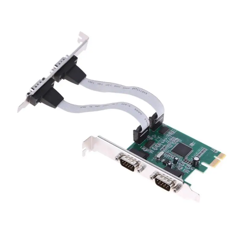 Pci E к 4 последовательный порт карта расширения Rs232 интерфейс адаптер с длинной