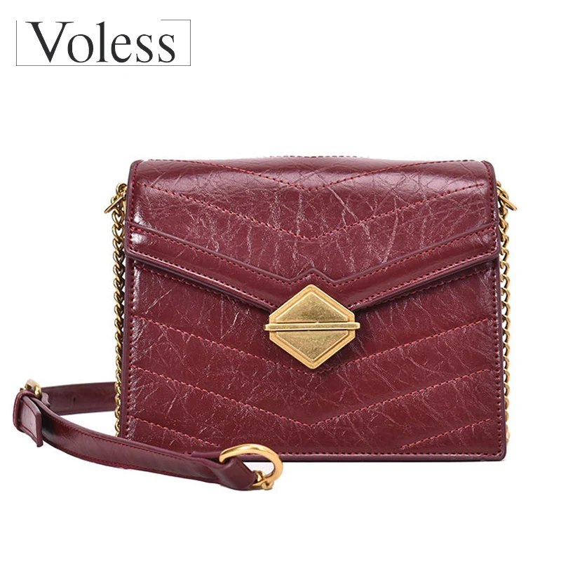 

VOLESS Fashion Brand Handbags Women 2019 High Quality Shoulder Bags Female Sequined Lock Designer Crossbody Messenger Bags Women