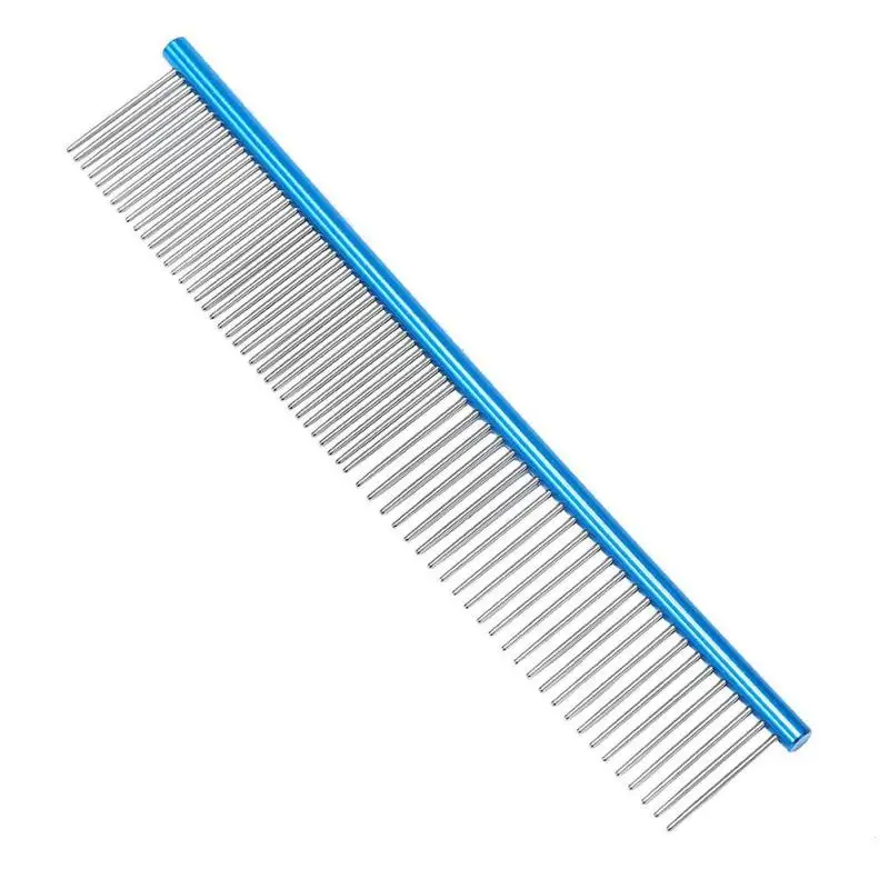 High Quality 16cm Pet Comb Professional Steel Grooming Comb Cleaning Hair Trimmer Brush Pet Dog Cat Accessories A30