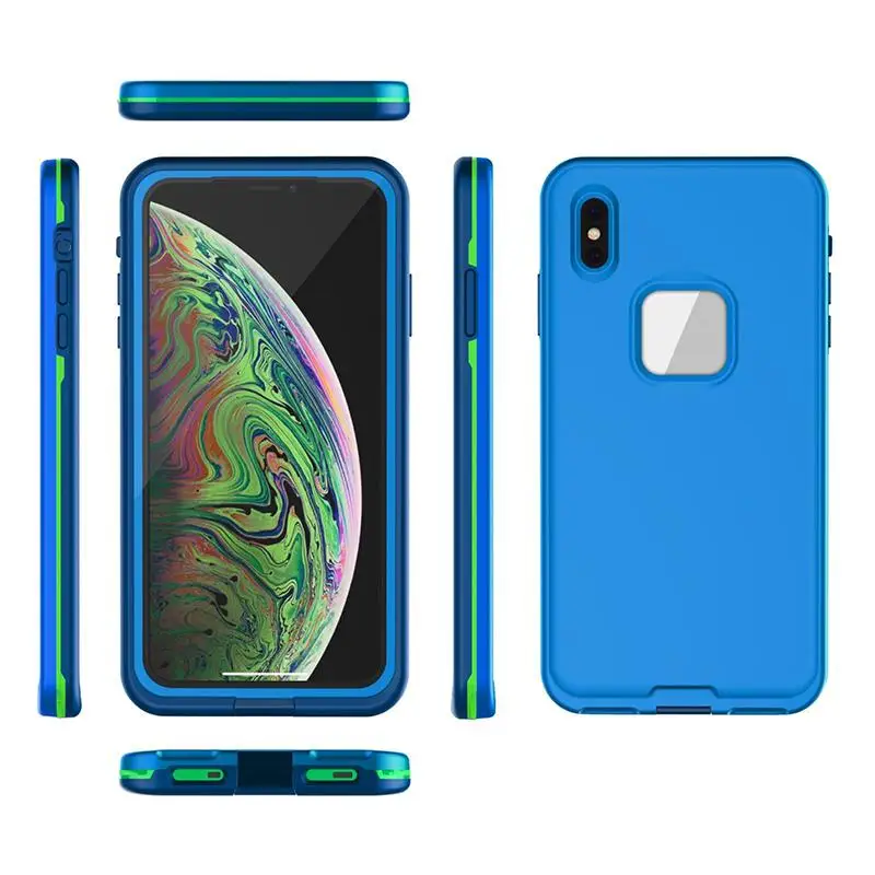 Группа вертикальный для Apple iPhone X Xs Max водонепроницаемый чехол крышка Встроенный