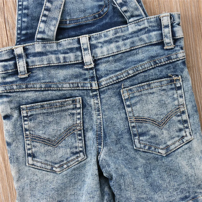 PUDCOCO/детский джинсовый комбинезон для маленьких девочек и мальчиков, шорты, штаны, комбинезон, комбинезон, одежда