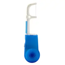 Портативная полка с сменной проволокой для ухода за зубами очиститель Чистка зубных протезов инструмент зубная нить пластиковая зубная нить стойка