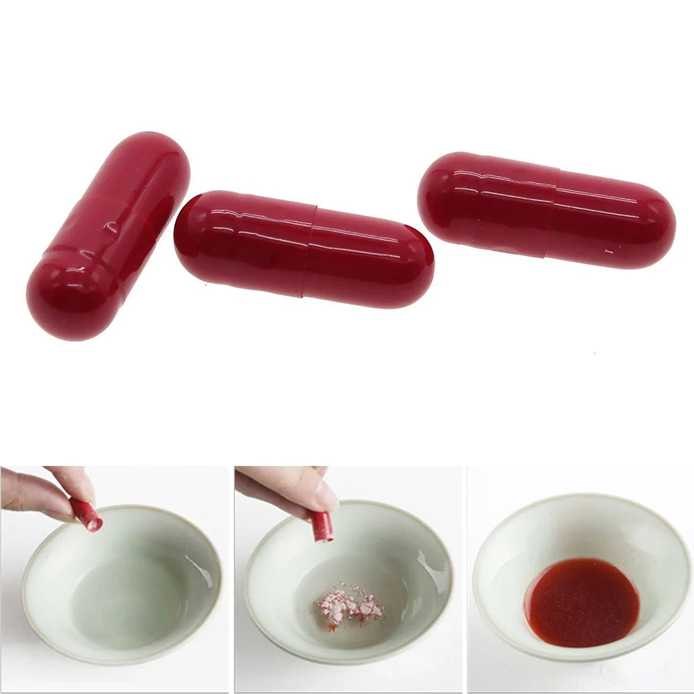 

3Pcs Fake Blood Pill Capsules Horror Funny Halloween Joke Prank Trick Hot Sale