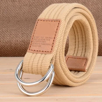 

Men&Women High Quality Canvas Belts for Jeans Male Luxury Casual Straps 4 Color 3.5*108cm