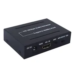 Hdmi к Hdmi 4K x 2K + Spdif + Rca стерео L/R аналоговый аудио конвертер приемный распределитель (Us Plug)