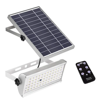 

Contemporary 800Lm Solar Light Outdoor Garden Waterproof Light 46Led Two Working Modes And Remote Motion Sensor Light