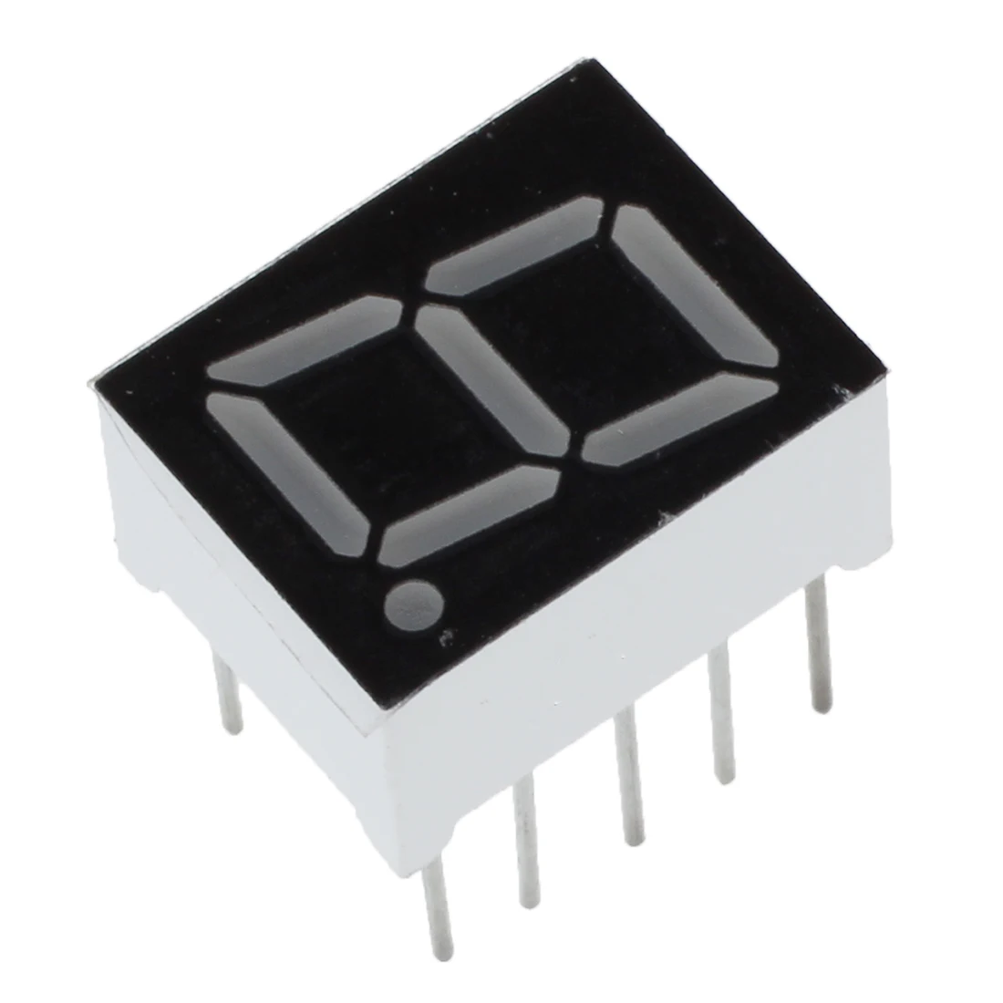 

10 Pcs Common Cathode 10 Pin 1 Bit 7 Segment 0.39" Red LED Display Digital Tube