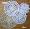 Modern Cotton Crochet Doilies Lot Table Cup Mat Pad Decor Placemat Coffee Drink Coasters Set Christmas Table Napkins For Home 1