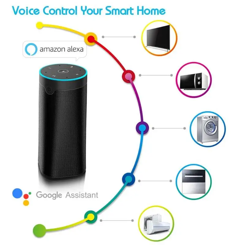 

MXQ Bluetooth Speakers WiFi Voice Control Speaker for Amazon Alexa Column Sound Music Surround Outdoor Speaker For iPhone Xiaomi