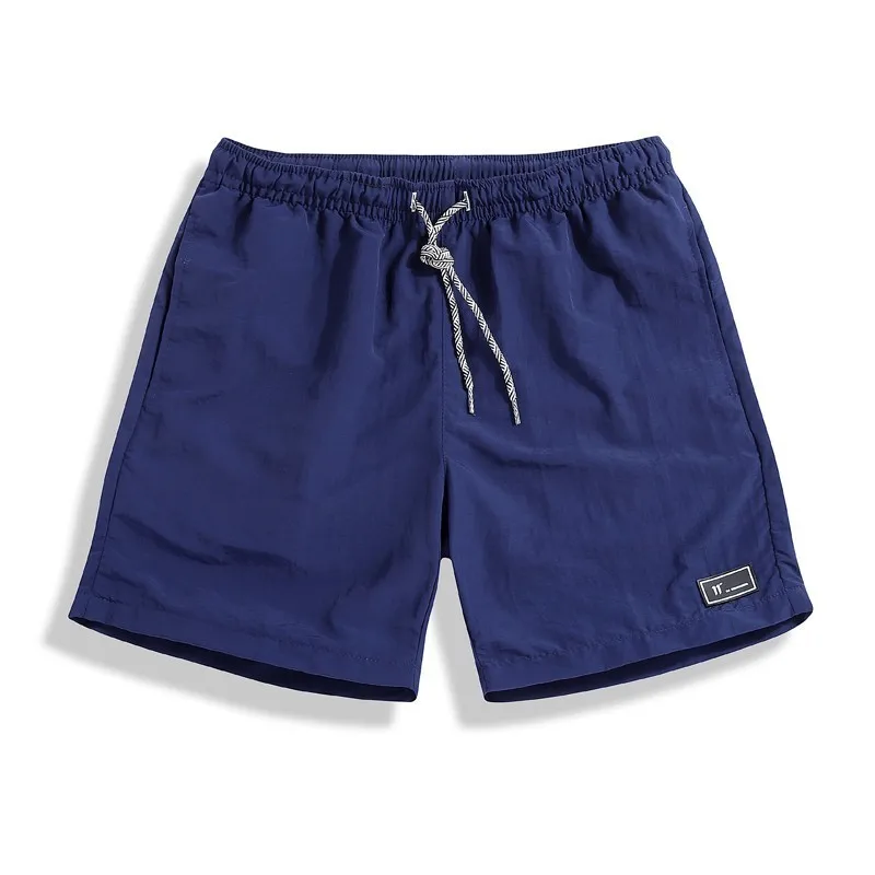 

4XL 2019 Summer Men Casual Elastic Waist Shorts Men Brand New Board Shorts WaterProof Solid Breathable Fashion Casual Short Men