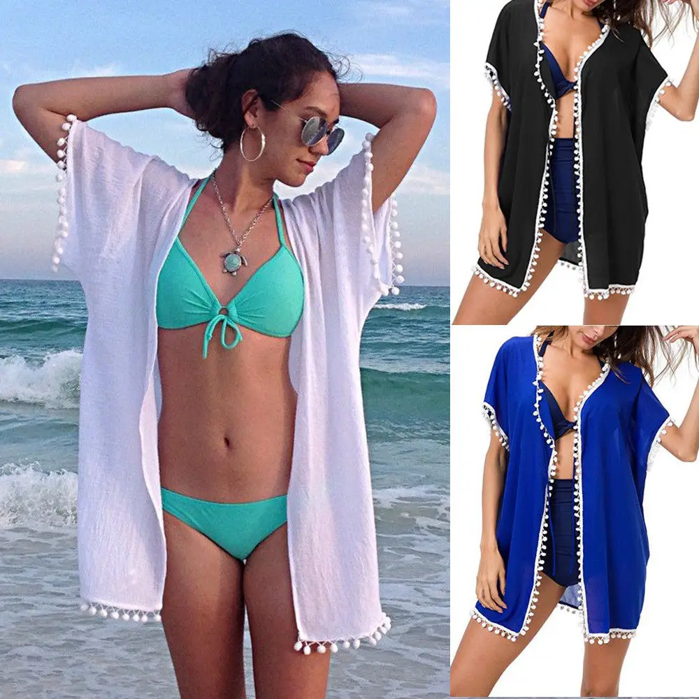 

Bikini Cover Up Lace Hollow Crochet Swimsuit Beach Tops Women 2019 Summer Ladies Cover-Ups Bathing Suit Beach Wear Tunic