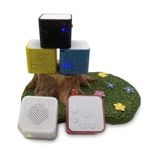 Портативный mp3-плеер 3,5 мм с динамиком, квадратными цветными лампами, плагинами, TF картой, трещинами, mp3-плеером