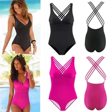 Бандажный мягкий женский купальник пуш-ап женский бикини-купальник купальный Цельный купальник-монокини с высокой талией сексуальный летний Мягкий купальник