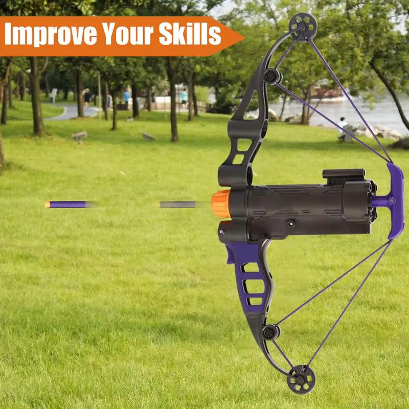 Billige Spielzeug Sport Bogen Pfeil Set Spielzeug Für Kinder Mit 6 Darts Schaum Kinder Outdoor Sports Spielzeug Für Jungen Geburtstag Neue jahr Geschenke