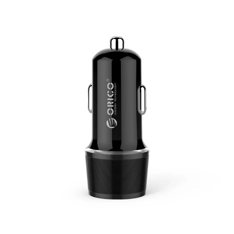 

Orico 15.5W Output Portable Dual Usb Ports Car Phone Charger Cigarette Lighter Splitter Fast Charging Device With Display Scre