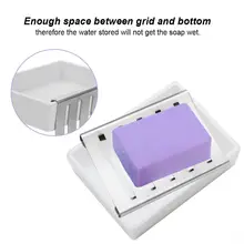 Новая прочная мыльница из нержавеющей стали, керамический мыльница для мыла, контейнер для ванной комнаты, кухонного использования, емкость для мыла
