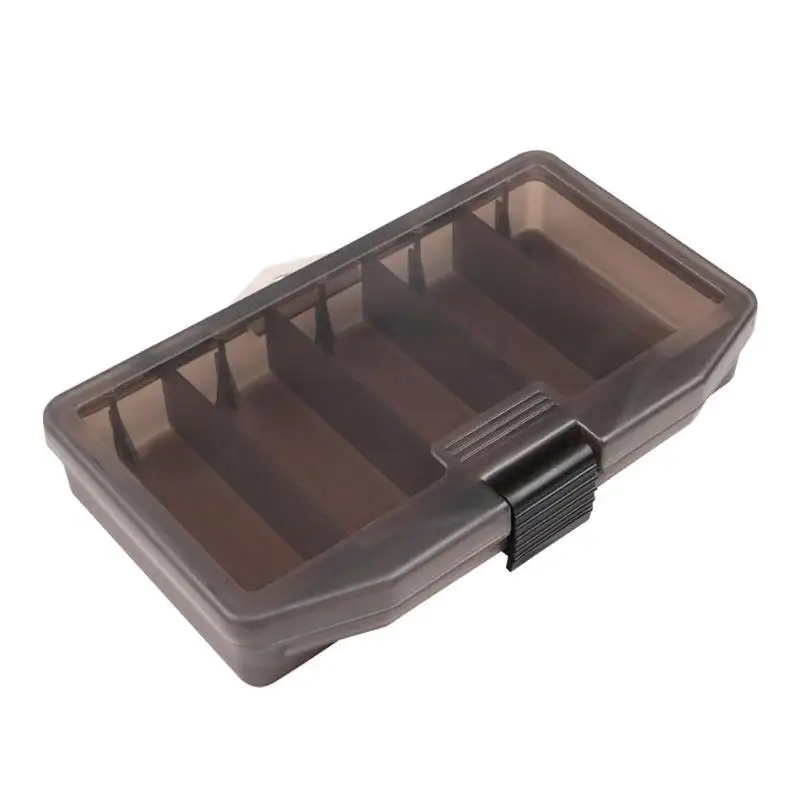 

5 Compartment Fishing Tackle Box Bait Lure Hooks Box Bait Storage Case Fishing Tool Tackle Sorting Case
