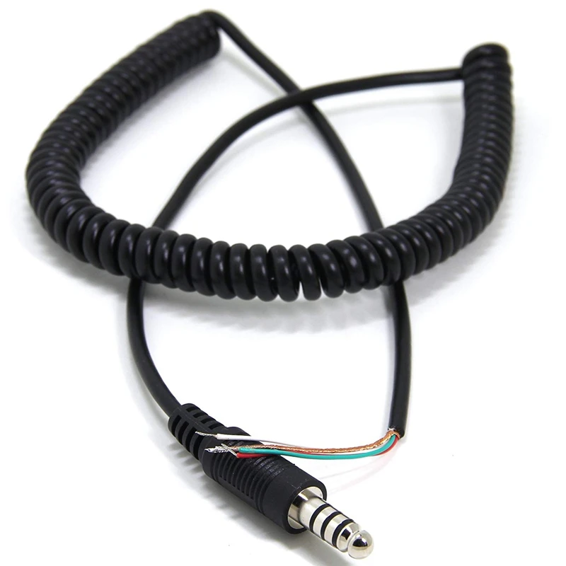 Helicopter Headset Replacement Cable with U 174 U Connector