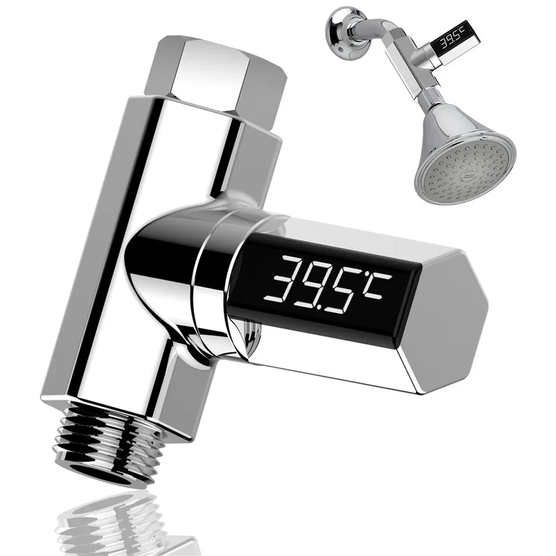Goede Verbeterde Versie LQC 01 LED Display Thuis Water Douche Thermometer Flow Water Temperture Monitor Led Display Douche Thermometers