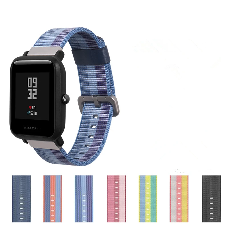 

AMAZFIT BIP Repacement Canvas Watch Band Strap For Xiaomi Wearable Amazfit Bip BIT Lite Youth Smart Watch Smart Accessories
