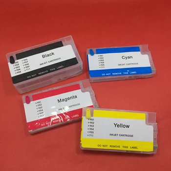

YOTAT (No chip) Refillable Ink Cartridge for HP952 HP 952 HP953 HP 953 HP954 HP 954 955 for Officejet Pro 8730 8740 8735 8715...