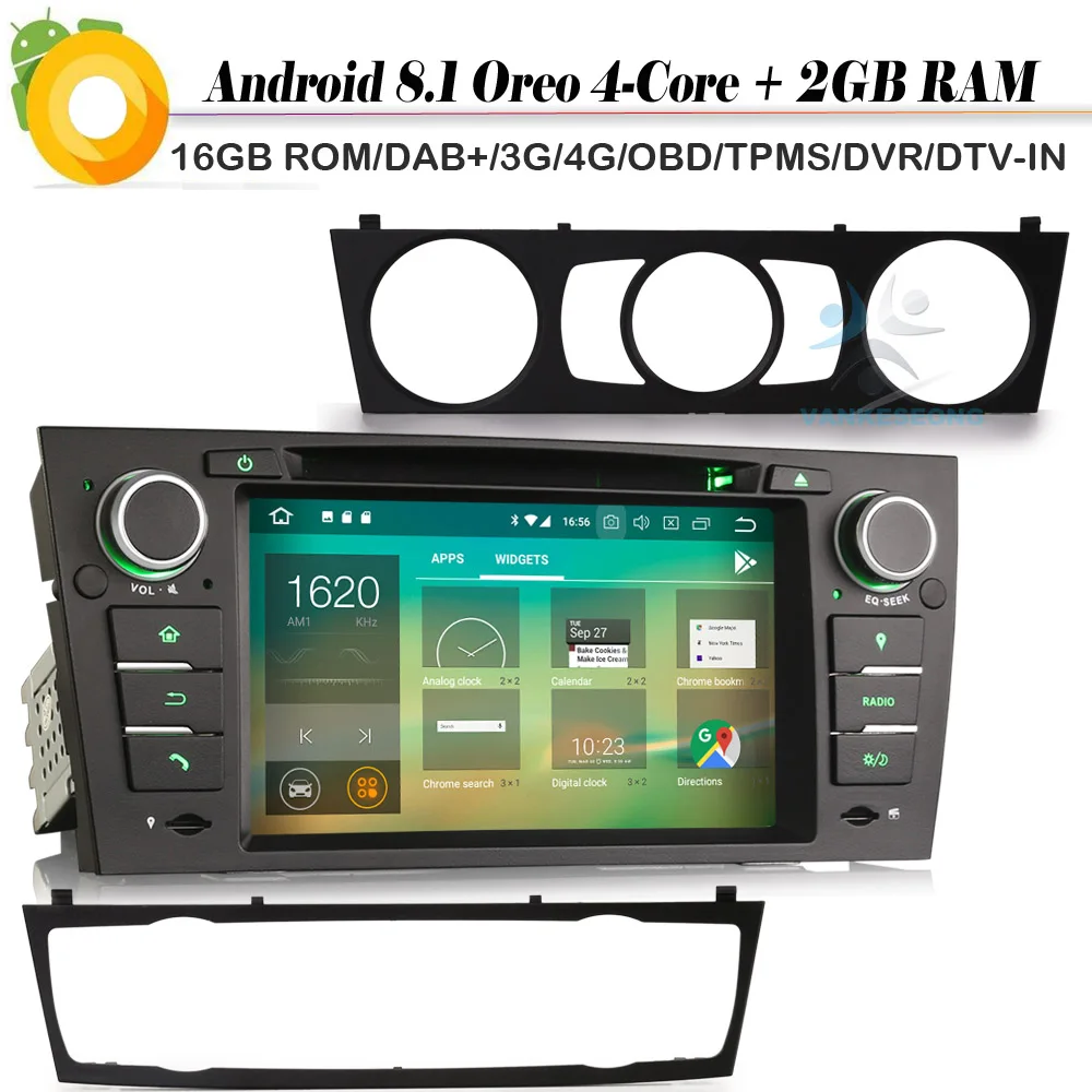 Четырехъядерный Android 8 1 Авторадио автомобильный стерео DAB + GPS Sat Nav WiFi OBD