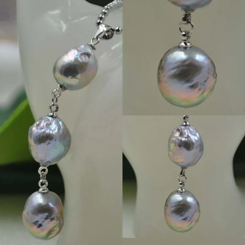 Длинное серое жемчужное ожерелье Kasumi 11 13 мм Item7121803|pearl pendant necklace|pendant necklacepearl |