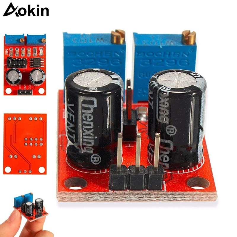 

3pcs NE555 Pulse Frequency Duty Cycle Adjustable Module Square Wave Signal Generator