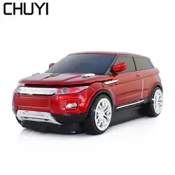 CHUYI SUV автомобиль в форме беспроводной мыши спортивная Автомобильная мышь мини 1600 dpi USB оптическая компьютерная мышь игровая мышь для ПК