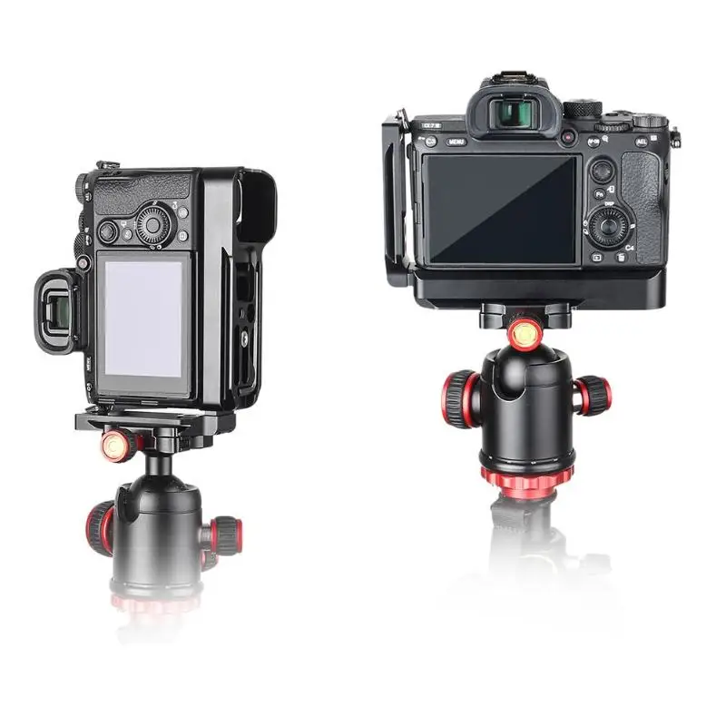 

ALLOET Aluminium Alloy Camera Pull-out Type L Plate Quick Release Baseplate Side Plate for Sony A7M3/A7R3/A9/A7III Accessories
