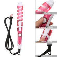 Плойка для профессиональной завивки портативные щипцы для завивки волос спиральная керамическая прибор для завивки волос локон инструмент для укладки волос EU/US Plug