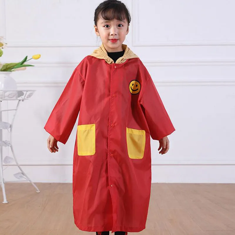

Cute Kids Raincoat Age 2~8 Years Old Girls Boys Rainwear Cartoon Children Waterproof Rain Coat Jacket Tour Rainwear
