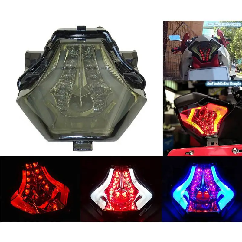 LED Rear Tail Brake Stop Light Turn Signals for Yamaha R25 R3 MT03 MT07