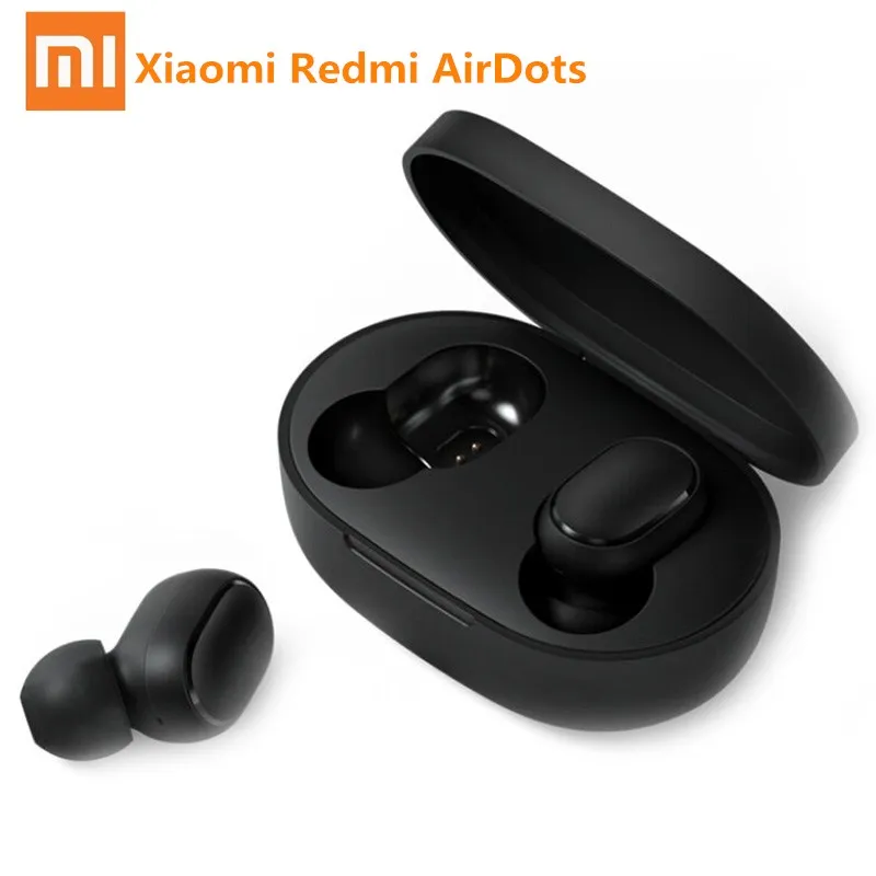 

Xiaomi Redmi AirDots TWS Wireless BT5.0 Headset Stereo Bass Noise Reduction Earphones With Mic Handsfree Tap Control Earbuds