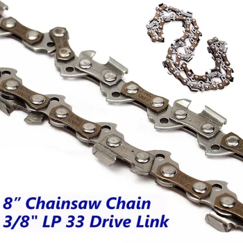 

8 Chainsaw 33 Drive Links 050 Gauge 3/8 Inch Pitch Links Guide Bar Saw Chain X