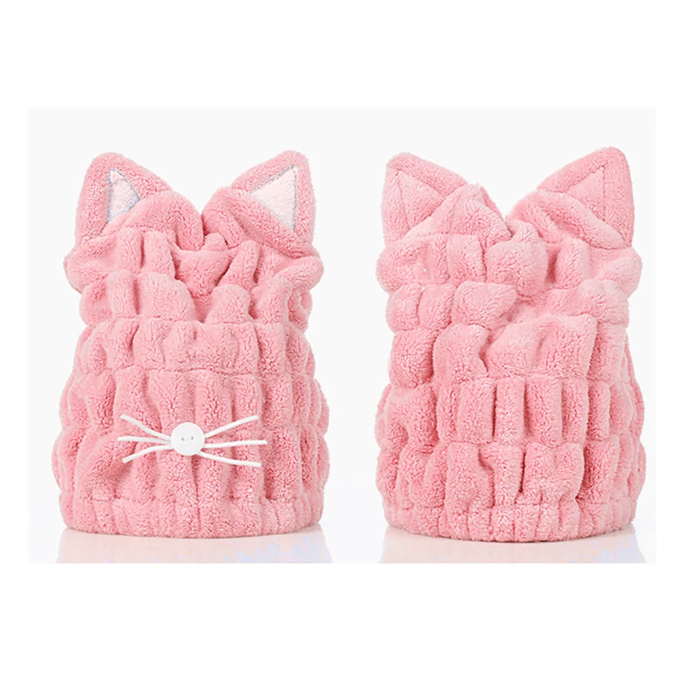 

Magic Microfiber Hair Towel Strong Water Absorbing Bath Towel Dry Shower Cap Wrap Bathing Candy Color Bathroom Towels