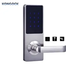 Touchscreen Keypad Digital Smart Deadbolt Door Lock, Waterproof RFID Card Key Password Electronic for Hotel Home Office цена Touchscreen Keypad Digital Smart Deadbolt Door Lock, Waterproof RFID Card Key Password Electronic for Hotel Home Office цены онлайн