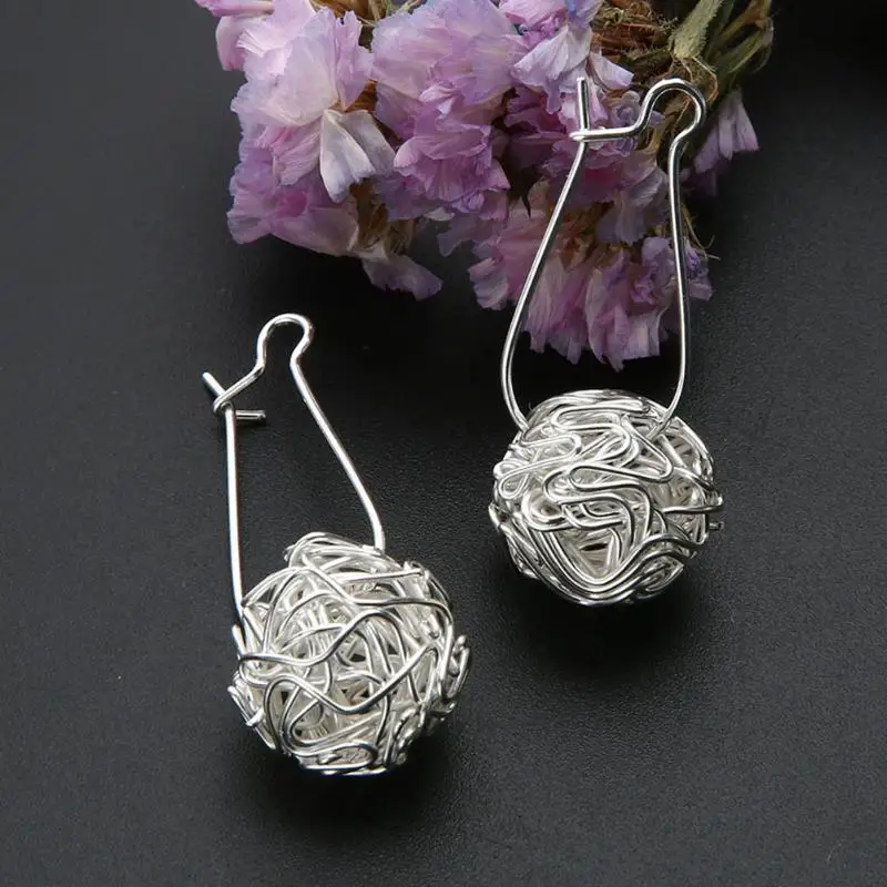 

Personalized Chic Adorable Full Match Ear Stud Hollow out Ball Earrings