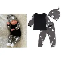 3 шт./компл. комплект одежды для детей с изображениями героев мультфильмов, Рождественская тематика, футболка, Топы+ штаны, одежда для маленького мальчика Новорожденные Одежда для мальчиков infantil