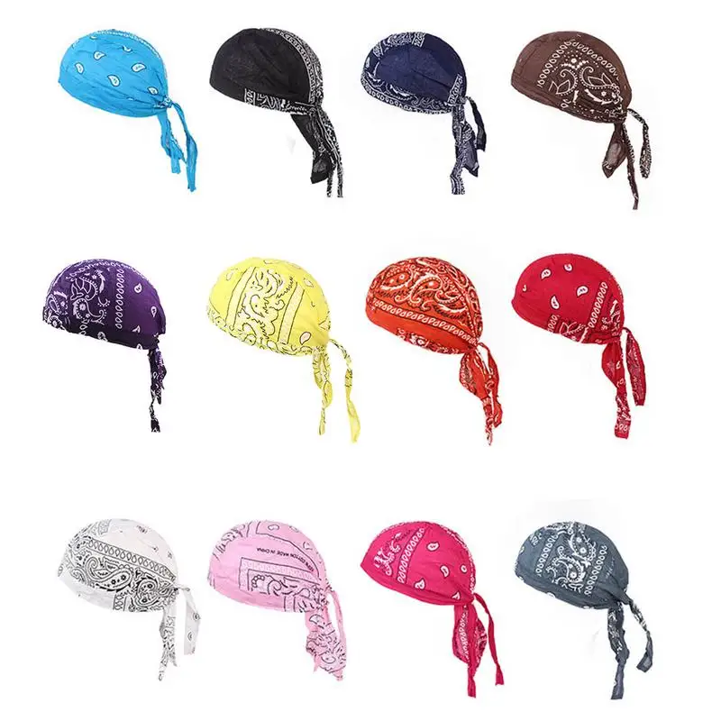 

Outdoor Sports Women Men Quick-dry Cycling Cap Bicycle Headscarf Pirate Scarf Hood MTB Racing Bandana Hat Gorras Ciclismo