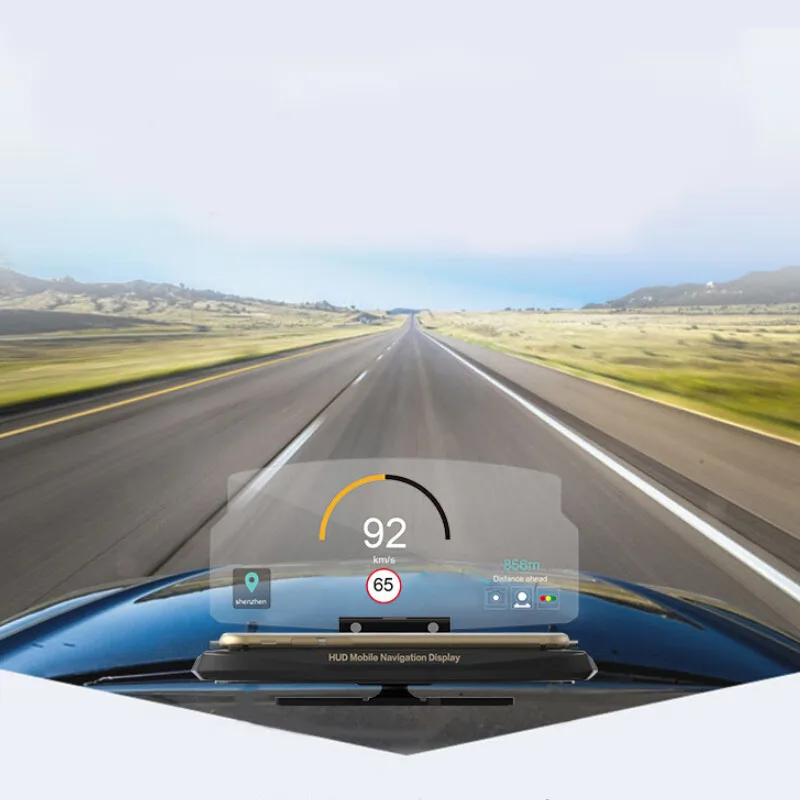 Auto HUD Head Up Display Windschutzscheibe Projektor Universal Handy Halter Multifunktions Für iPho